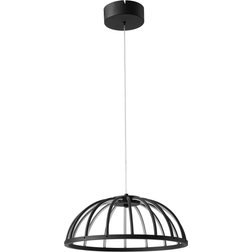 Lucande Attea Black Pendant Lamp 40cm