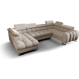 Komfortmøbler Asper Max II Læder Hjørnesofa - Højre U-8 Sofa 350cm