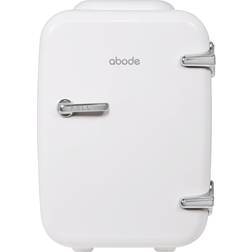 Abode 0.14 L Mini Fridge Silver, White