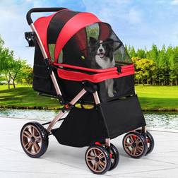 Balconera Foldable Pet Stroller 105cm H x 58cm W x 76cm D