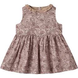 Wheat Elma Sleeveless Dress - Rose Shadow Flowers