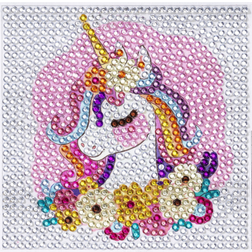 Panduro Hobby Bling Dots XL enhjørning 20x20cm