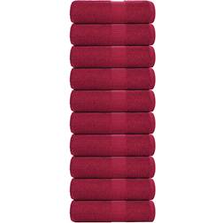 vidaXL Soap Kökshandduk Röd (30x30cm)