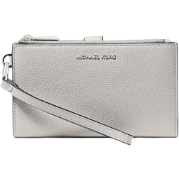 Michael Kors Adele Leather Smartphone Wallet - Aluminum