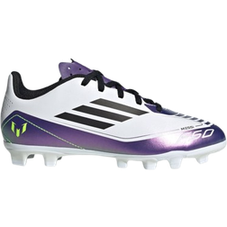 adidas Junior F50 Club Messi MG - Cloud White/Core Black/Purple