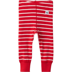 Polarn O. Pyret Baby Striped Trousers - Red