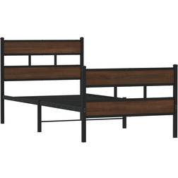 vidaXL Without Mattress With Footboard Sängram 80x196cm