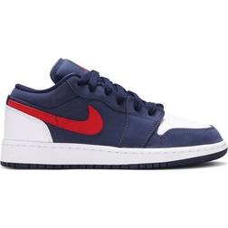 Nike Air Jordan 1 Low GS - Midnight Navy/White/University Red