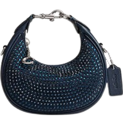 Coach Jonie Bag With Crystal - Silver/Dark Navy
