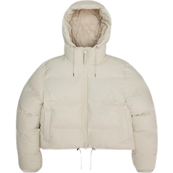 Rains Alta Short Puffer Jacket - Dune