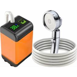 MTK 7800 Mah Camping Shower with Smart Temperature Control + 3 Shower Modes