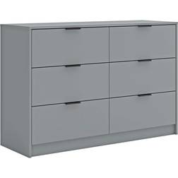 Phoenix Grey Chest of Drawer 120x80cm
