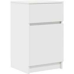 vidaXL Vitt 39 x 35 x 65 cm Sängbord