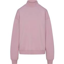 SKIMS Oversized Mock Neck Pullover - Pink