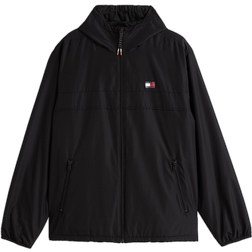 Tommy Jeans Lightweight Chicago Windbreaker with Fleece - Black