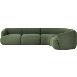 Westwing Collection Sofia Modular Dark Green Sofa 312cm 4 Seater