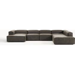 Westwing Collection Lennon Taupe Sofa 418cm