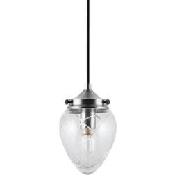 Globen Lighting Juni Steel/Clear Pendant Lamp 11cm