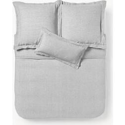 Westwing Collection Linna Duvet Cover Grey (200x200cm)