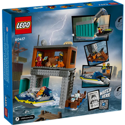 LEGO City Police Speedboat and Crooks Hideout 60417