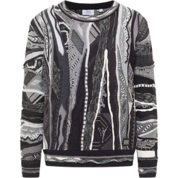 Carlo Colucci Dondi Pullover - Anthrazit/Hellgrau/Weiß