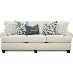 Paul Awesome Oatmeal Sofa 88" 3 Seater