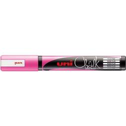 Uniball PWE-5M Medium Uni Chalk Fluorescent Pink