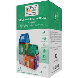 Cleverclixx Brick Tiles Set Intense 16pcs