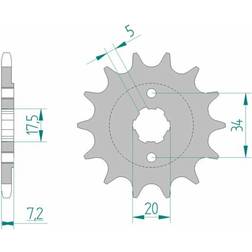 Afam Chain Pinion 20305-13