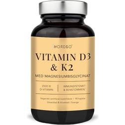 Nordbo Vitamin D3 & K2 Capsules 90 st