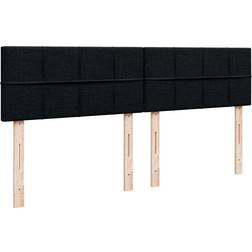 vidaXL Ramsäng Med Madrass Svart 200x200 cm Sängpaket