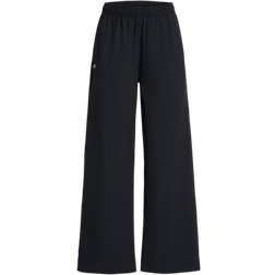 Under Armour Women's Rival Wide Leg Pants - Black/White