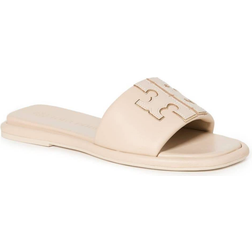 Tory Burch Double T Sport Slide - Dulce De Leche/Gold