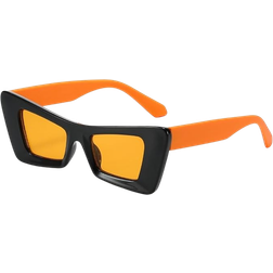 Hpirme Polarized Sunglasses Black/Orange