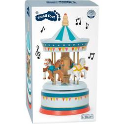 Small Foot Horse Carousel Circus Music Box