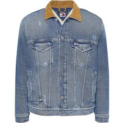 Tommy Hilfiger Ryan Distressed Denim Trucker Jacket - Denim Medium