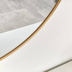 Melody Maison Large Round Gold 80cm x 80cm Wall Mirror 80x80cm