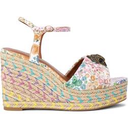 Kurt Geiger Floral Couture Wedge Heel - Multicolour