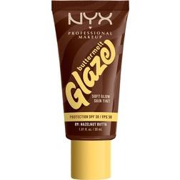 NYX Buttermelt Glaze Soft Glow Skin Tint SPF30 Hazelnut Butta