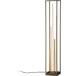 FISCHER & HONSEL Lamp Grid Black/Gold/White Gulvlampe 123cm