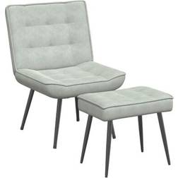 vidaXL 4012327 Lænestol 84cm 2stk
