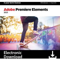 Adobe Premiere Elements 2025 3-Year License, Download