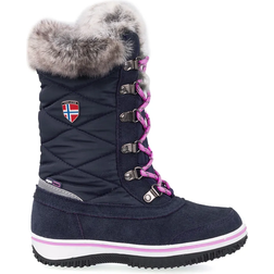 Trollkids Kid's Holmenkollen Snow Boots - Navy/Pink