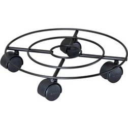 Wagner Blomvagn WAGNER SYSTEM Multi Roller Ø30 cm Svart