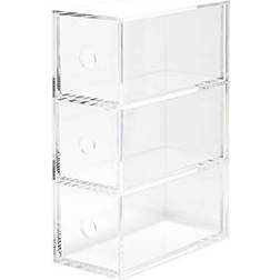 Muji Acrylic 3 Drawer Unit Storage Box