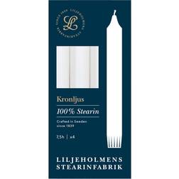 Liljeholmens Crown Stearinljus 20.7cm 4st