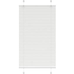 vidaXL Plisserad Persienn Vit 80x100 cm Tyg 79,4 cm Polyester
