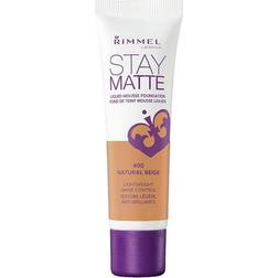 Rimmel Stay Matte Liquid Mousse Foundation #400 Natural Beige