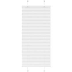 vidaXL Plisserad Persienn Vit 55x150 cm Tyg 54x150 cm