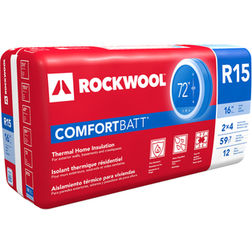 Rockwool COMFORTBATT R-15 Attic Wall Unfaced Stone Wool Batt Insulation 59.7-sq ft (15.25-in W x 47-in L) RXCB351525